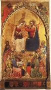 Jacopo Di Cione The Coronation of the Virgin wiht Prophets and Saints china oil painting reproduction